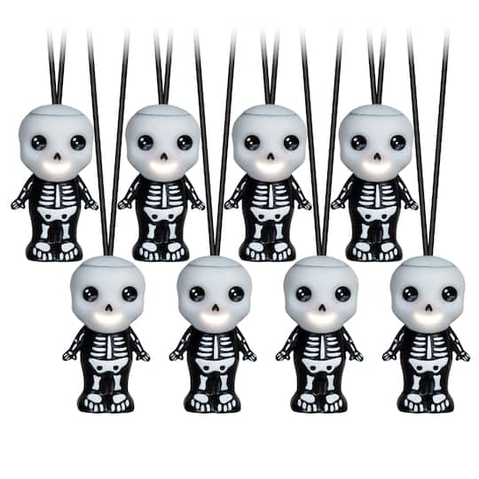 Ashland; 8ct. EmoteGlow™ Musical Light String with Singing Skeletons by Ashland®; Category:String Lights; Image:1